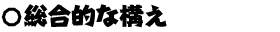 総合的な構え