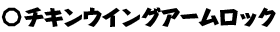 チキンウイングアームロック